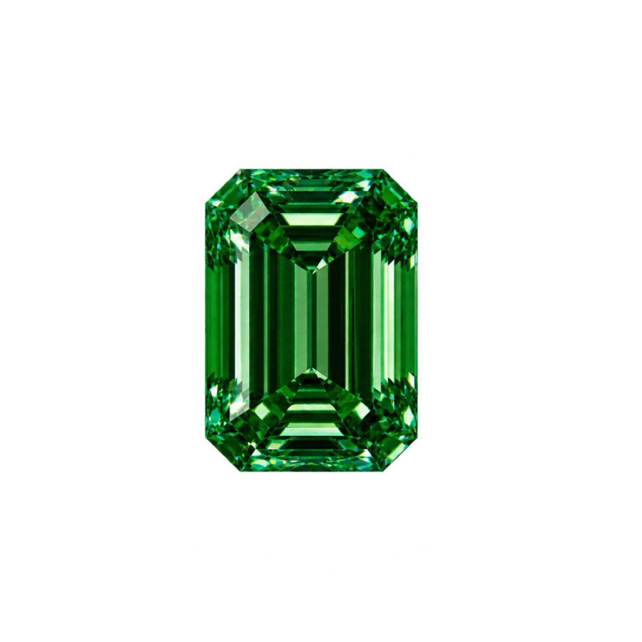 Vivid Green Emerald 2.48 carat lab-grown diamond